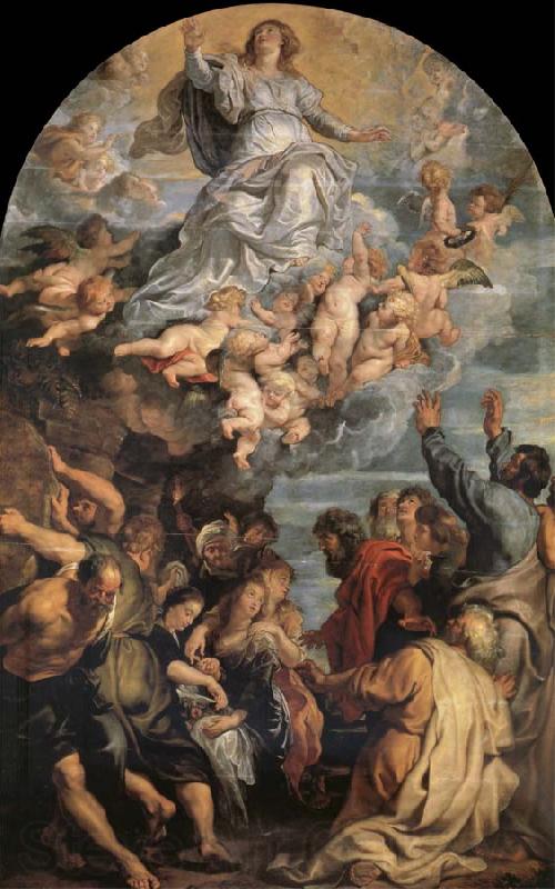 Peter Paul Rubens The Asuncion of Maria al Sky Spain oil painting art